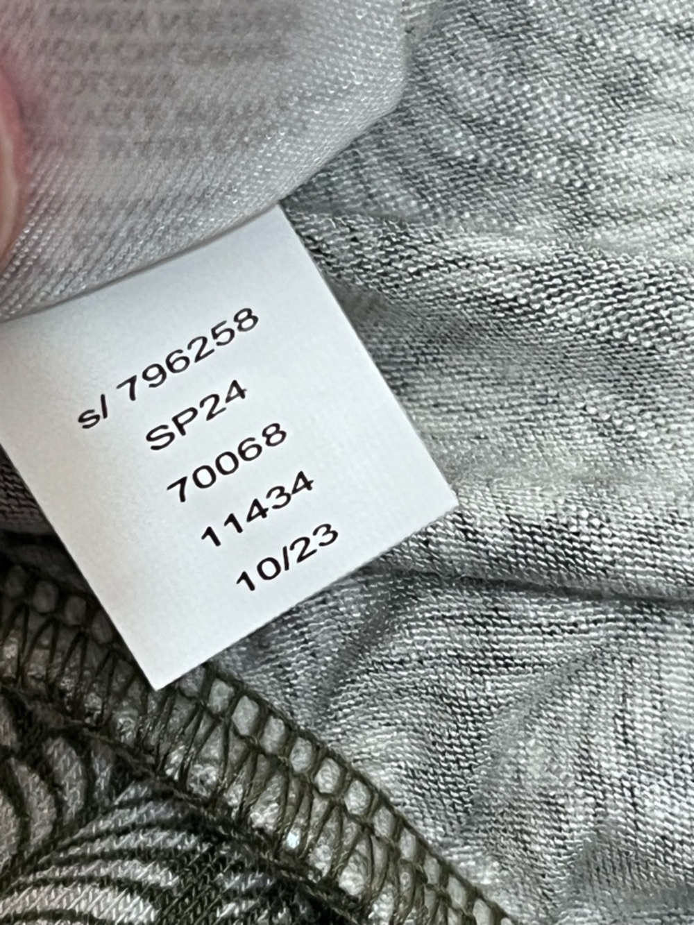 LOFT Outlet Women’s Dark Green & White Geometric Sleeveless Tank Top Large - Picture 11 of 16
